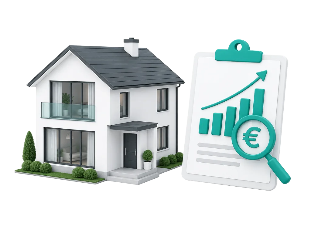Immobilie in Berlin kostenlos bewerten lassen – Haus mit Bewertungsunterlagen beim Immobilienmakler Eigenheim & Invest
