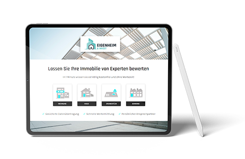 Immobilie kostenlos online bewerten — Eigenheim & Invest